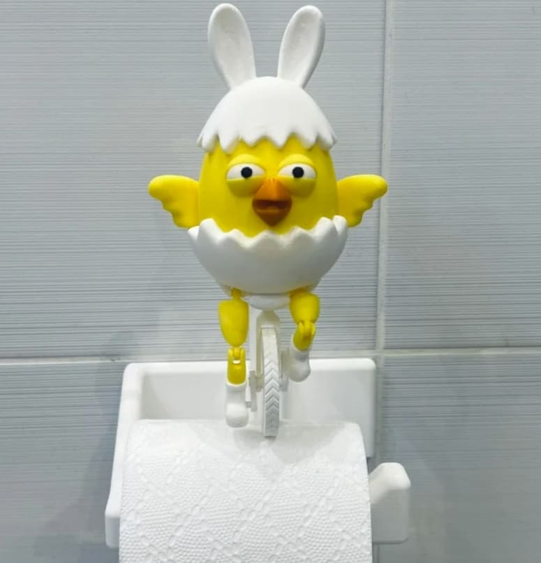 3d printed gadget_toilet paper hanger